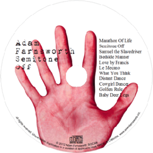 Semitone Off CD - Adam Farnsworth